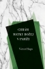 Detail titulu Chrám Matky Božej v Paríži
